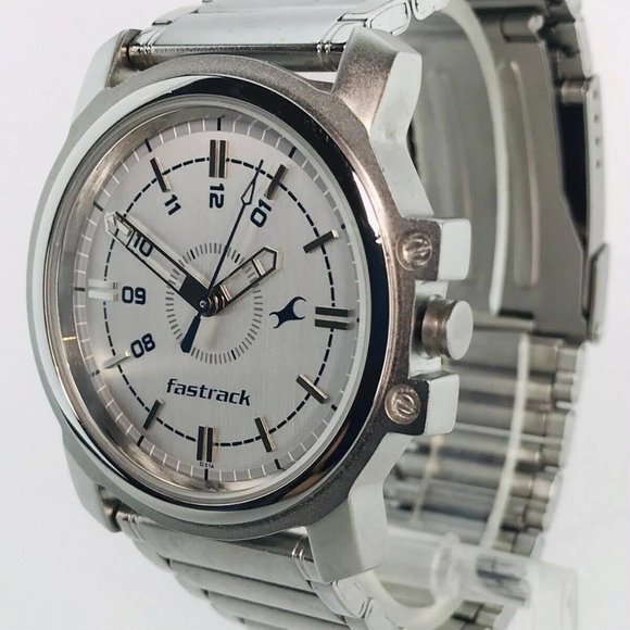 Men’s Fastrack  Silver Tone Watch - Picture 2 of 5